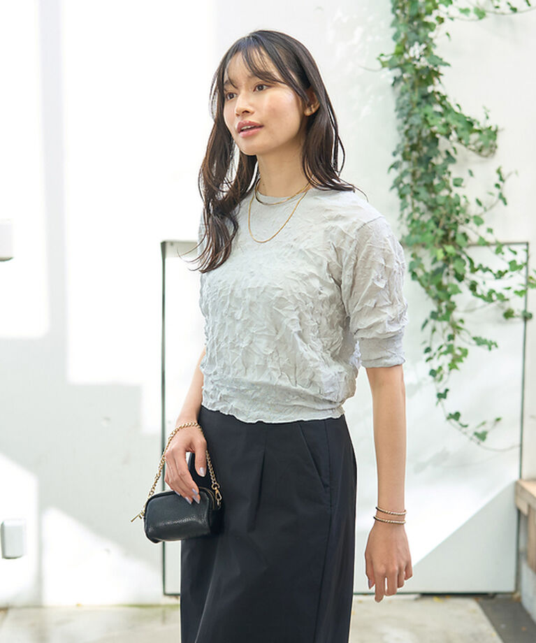 Rouge vif「キャッチワッシャーニットプルオーバー」|ニット・セーター|