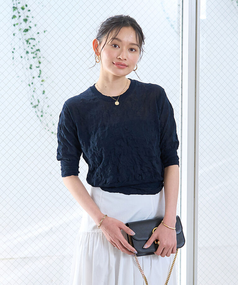 Rouge vif「キャッチワッシャーニットプルオーバー」|ニット・セーター|