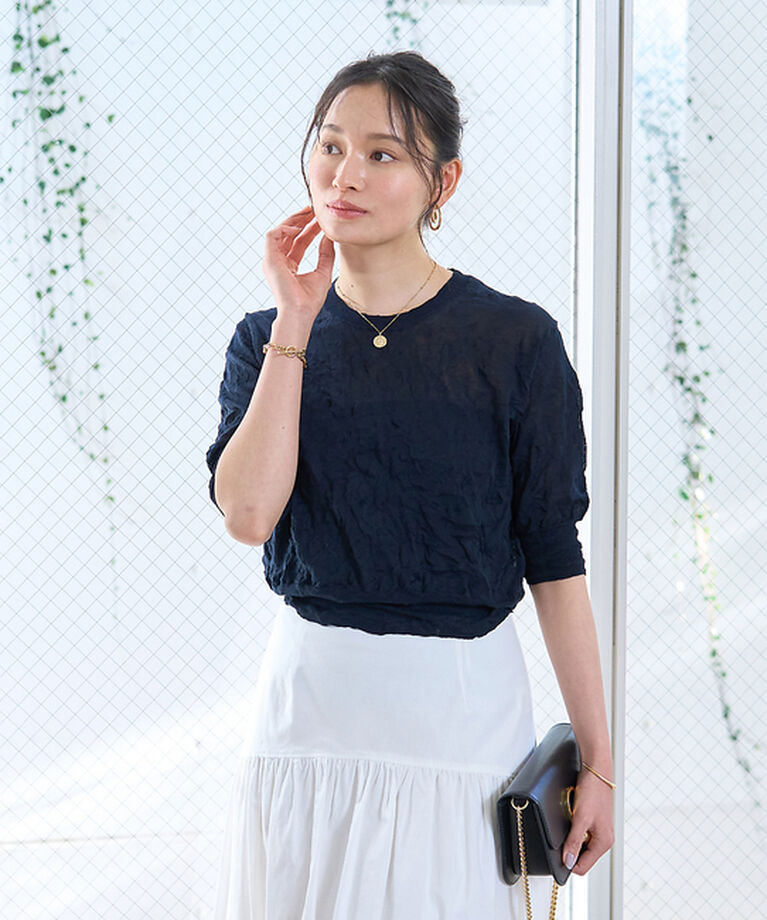 Rouge vif「キャッチワッシャーニットプルオーバー」|ニット・セーター|
