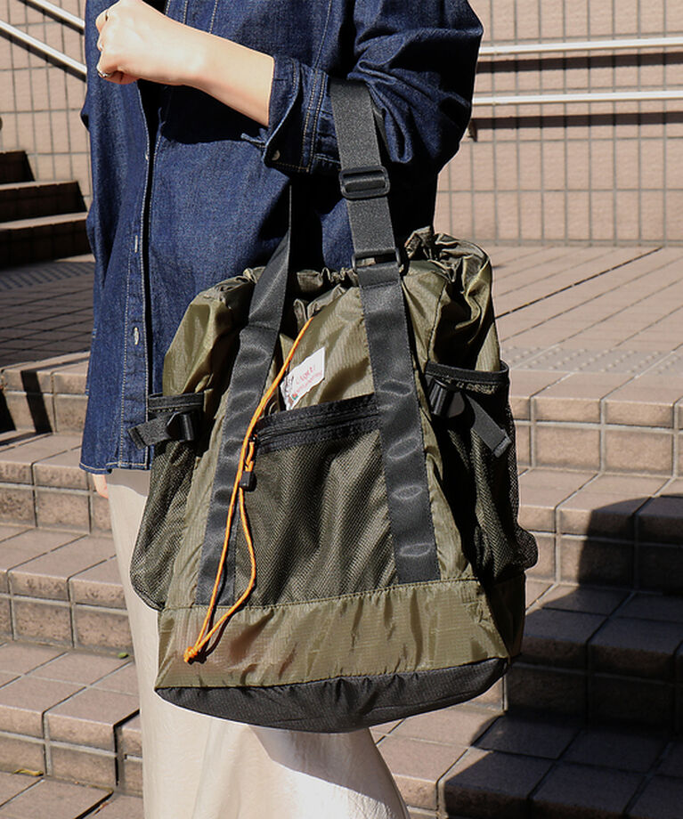 Rouge vif「追加3【CARIBOU MOUNTAINEERING】ライトウェイトパックトート」|トートバッグ|