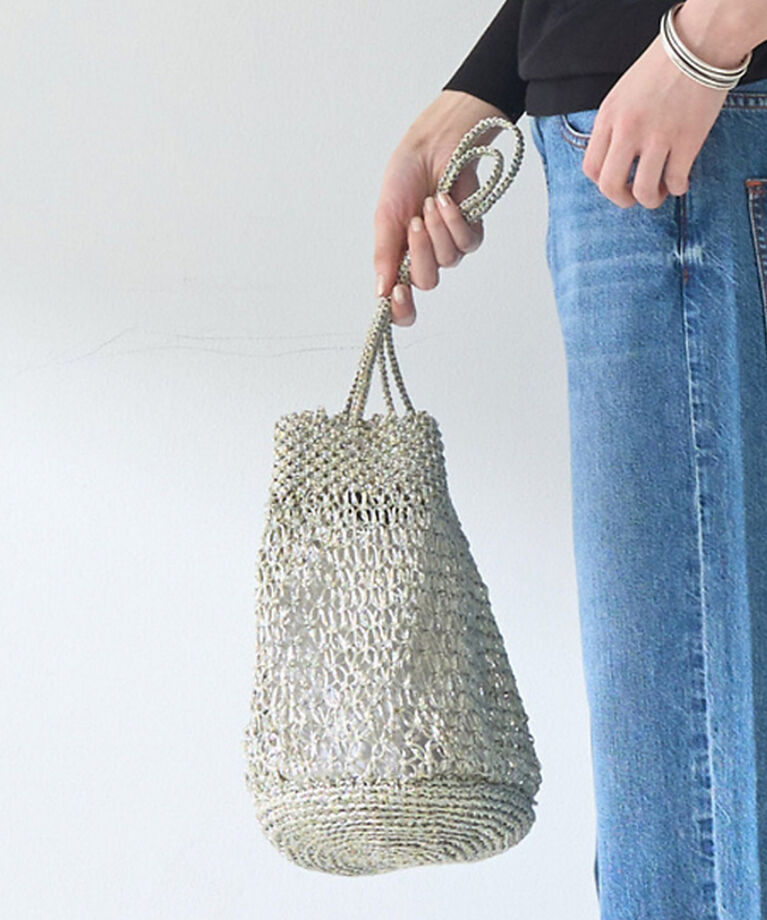 Rouge vif「【The Bagmati/ザ バグマティ】メタリックネットバッグ」|トートバッグ|