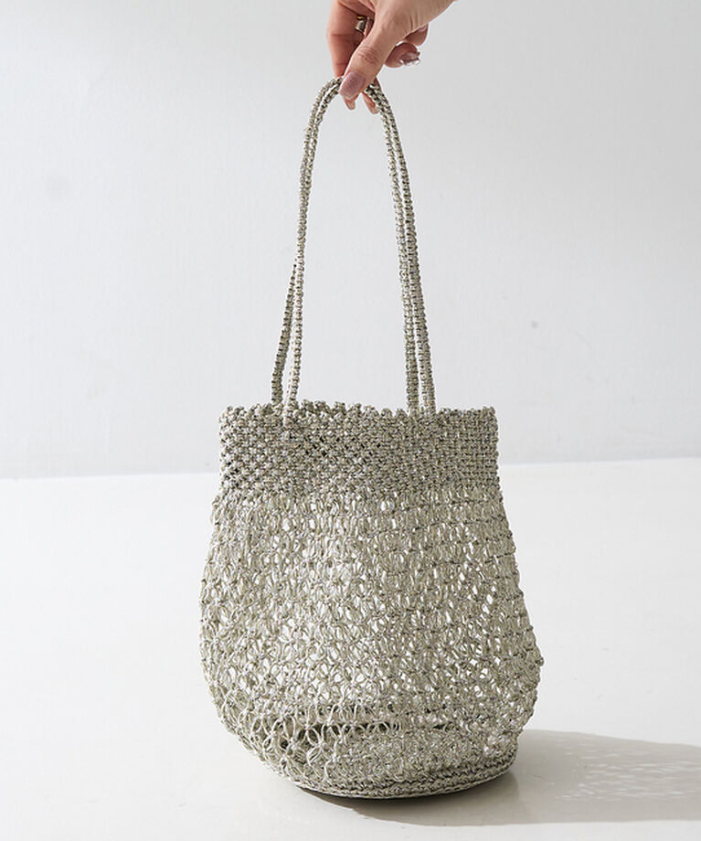 Rouge vif「【The Bagmati/ザ バグマティ】メタリックネットバッグ」|トートバッグ|