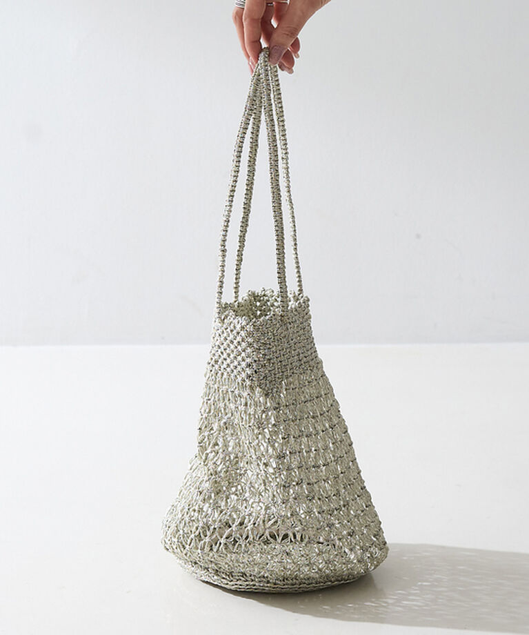 Rouge vif「【The Bagmati/ザ バグマティ】メタリックネットバッグ」|トートバッグ|