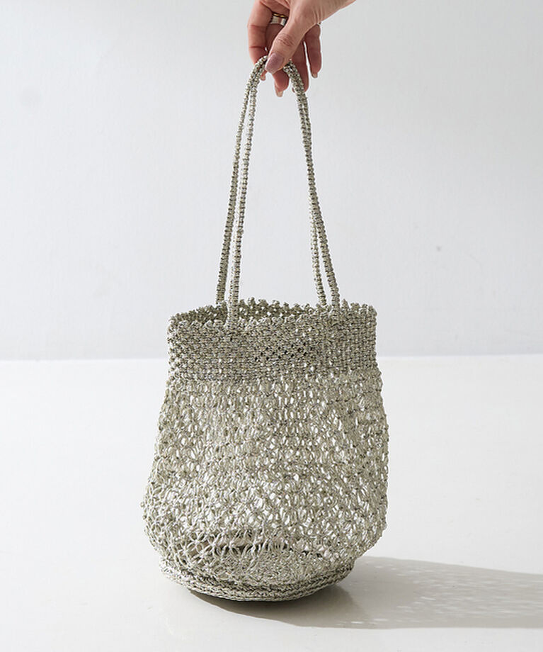 Rouge vif「【The Bagmati/ザ バグマティ】メタリックネットバッグ」|トートバッグ|