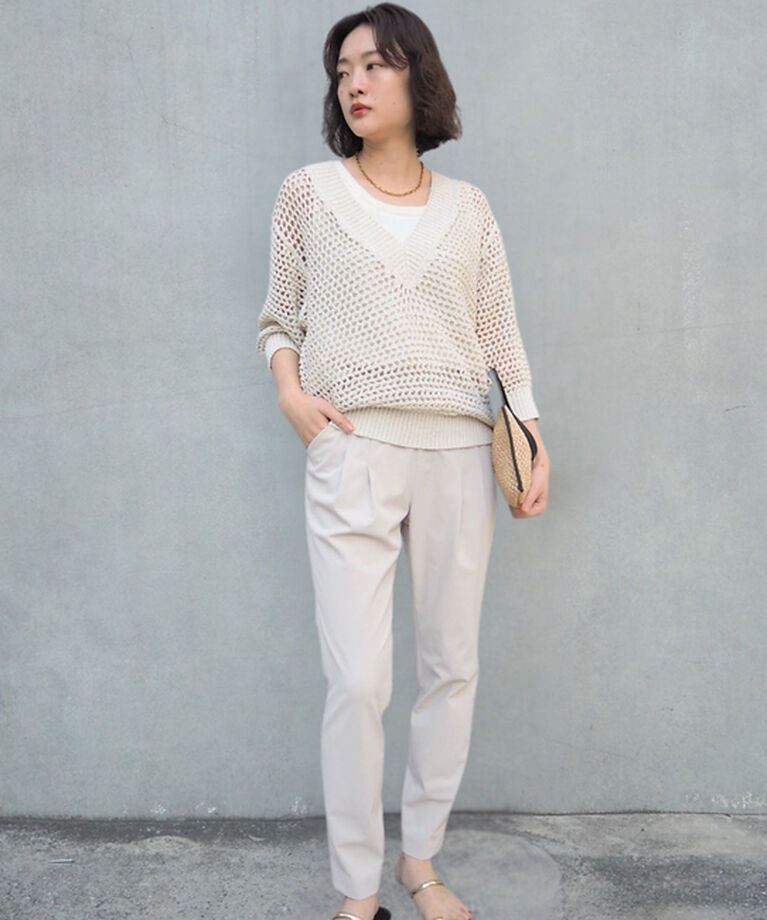 qualite「2WAYストレッチタックパンツ」|その他|
