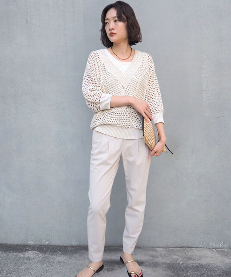 qualite「2WAYストレッチタックパンツ」|その他|
