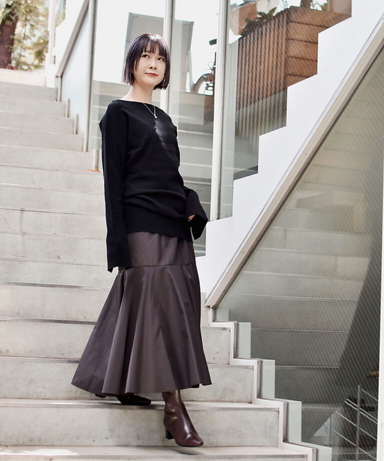 AU BANNISTER「【最高ブーツ/ 5.5cmヒール】スクエアトゥブーツ」|ショートブーツ|