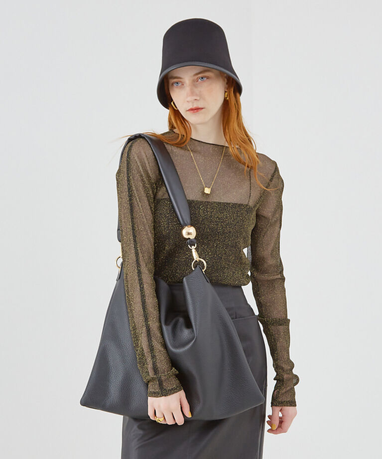 LOWELL things「Resin-T/アクリルHOBOショルダーバッグ 24AW」|トートバッグ|