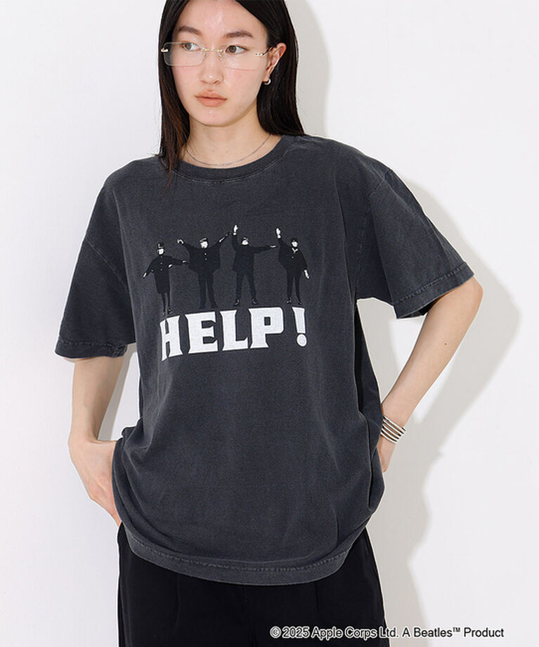 NOMINE「【GOOD ROCK SPEED】 Beatles Help Tシャツ」|Tシャツ・カットソー|チャコールグレー