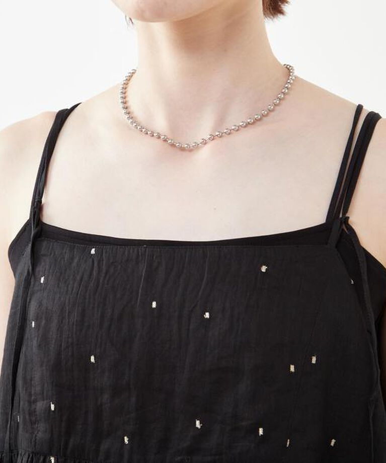 Soffitto「ドット刺繍キャミワンピース」|ワンピース|