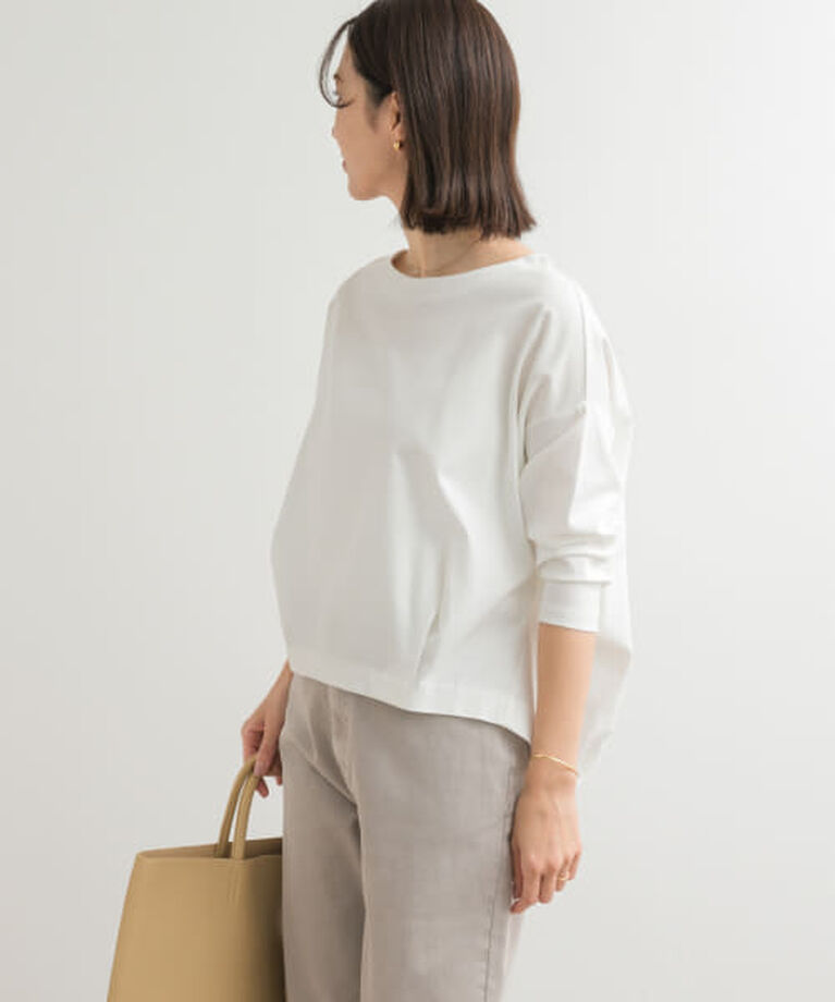 URBAN RESEARCH DOORS「DOORS コットンバックタック7分袖プルオーバー」|Tシャツ・カットソー|OFF