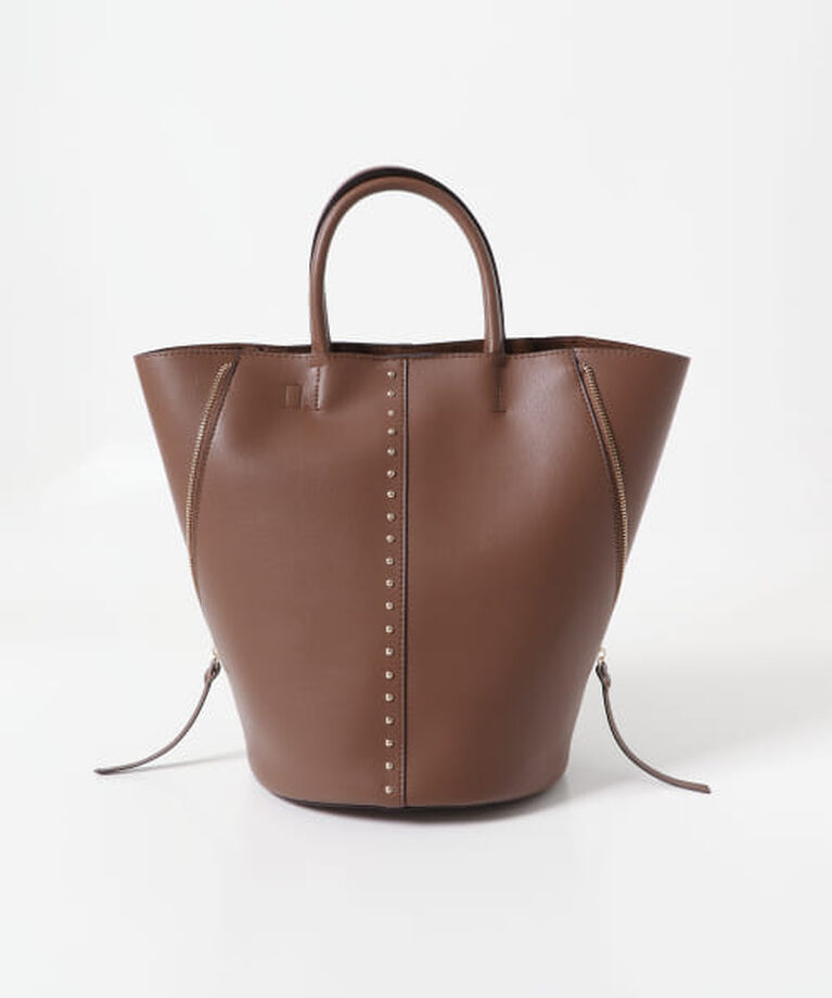 URBAN RESEARCH ROSSO「ROSSO サイドジップバケットバッグ」|トートバッグ|BROWN
