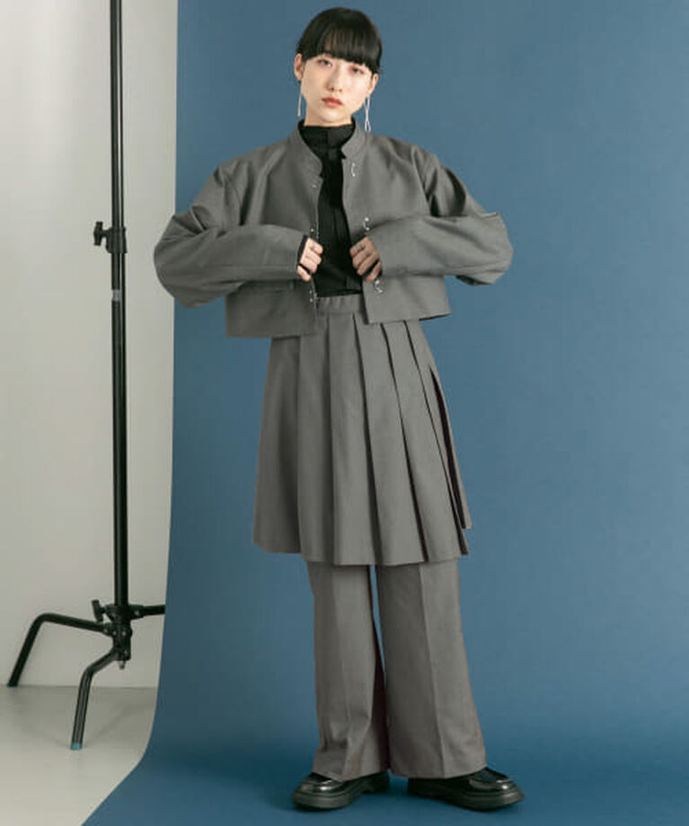  「KBF クロップドホックジャケット」|その他|GRAY