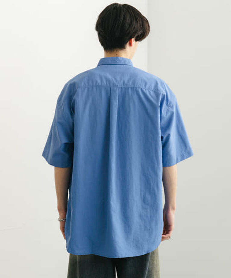 SENSE OF PLACE by URBAN RESEARCH「SENSE OF PLACE ナイロンレギュラーカラールーズショートスリーブシャツ」|シャツ・ブラウス|