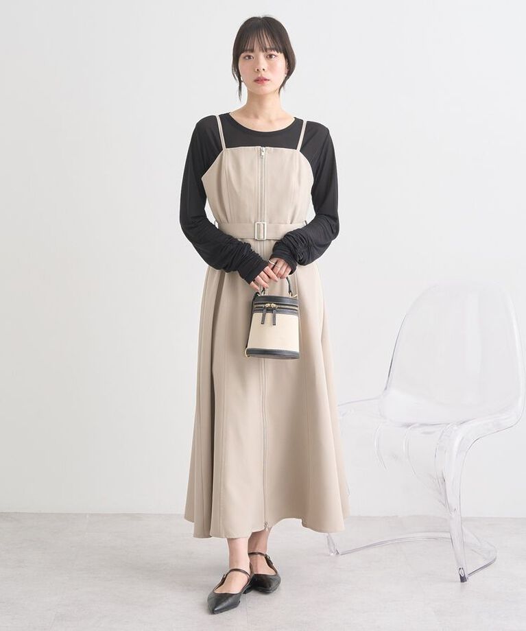 earth music&ecology「シャーリングスリーブシアープルオーバー」|Tシャツ・カットソー|
