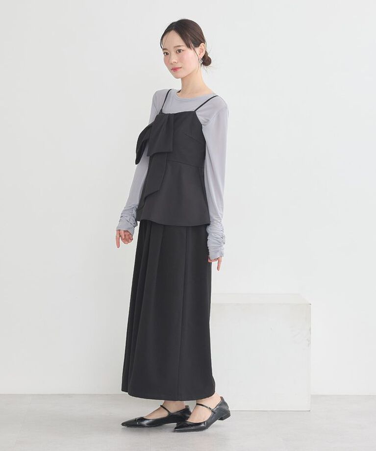 earth music&ecology「シャーリングスリーブシアープルオーバー」|Tシャツ・カットソー|