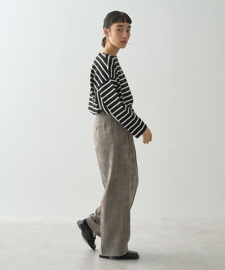 AMERICAN HOLIC「コーデュロイタックワイドパンツ」|その他|