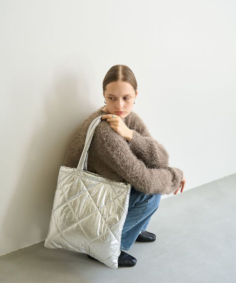 AMERICAN HOLIC「キルティングBAG」|トートバッグ|Silver