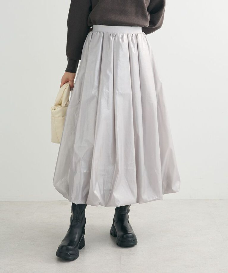 Green Parks「・ELENCARE DUE バルーンスカート」|スカート|Light Gray