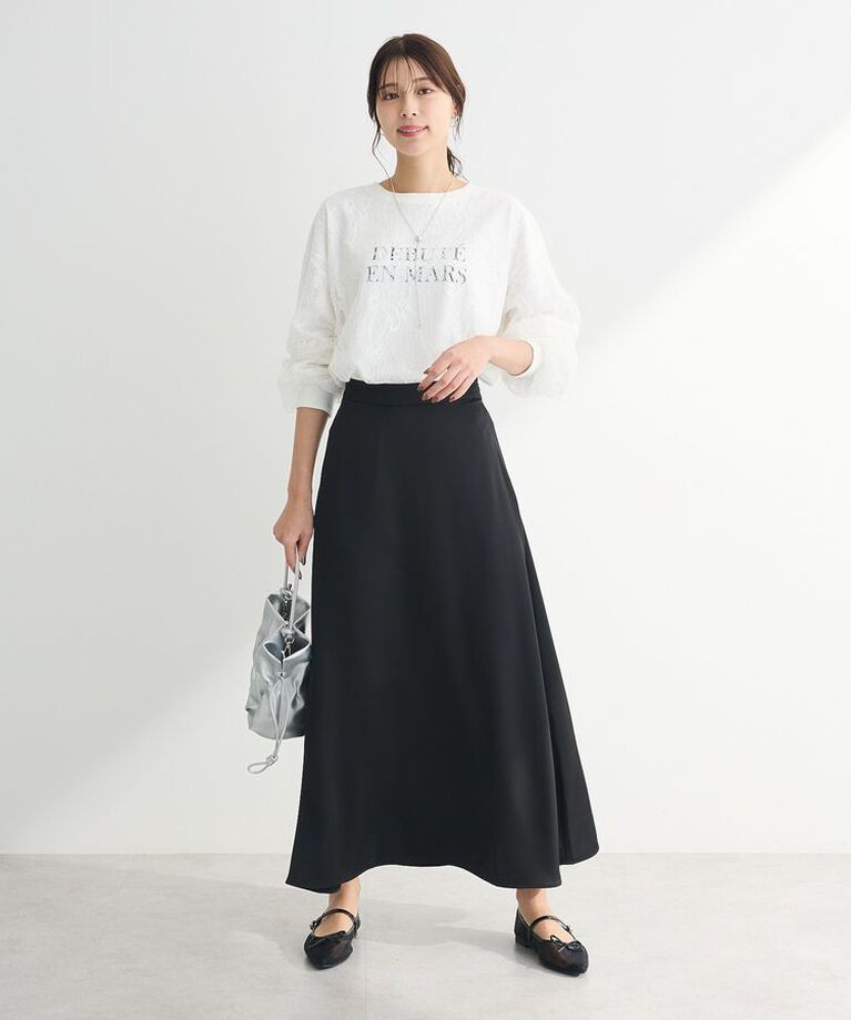 Green Parks「レースドッキングロゴプルオーバー」|Tシャツ・カットソー|