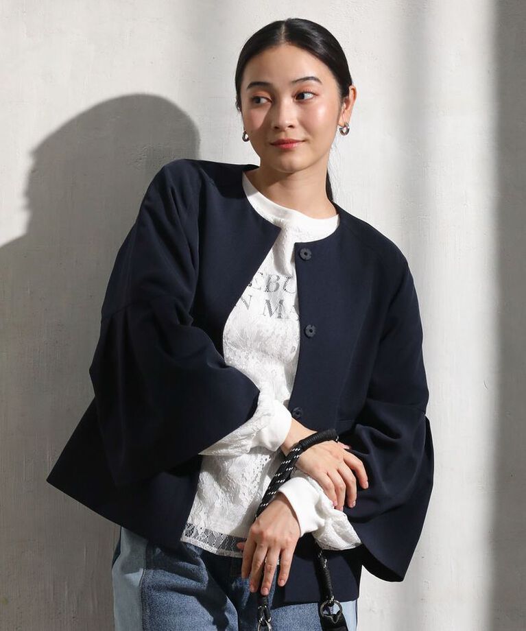 Green Parks「レースドッキングロゴプルオーバー」|Tシャツ・カットソー|