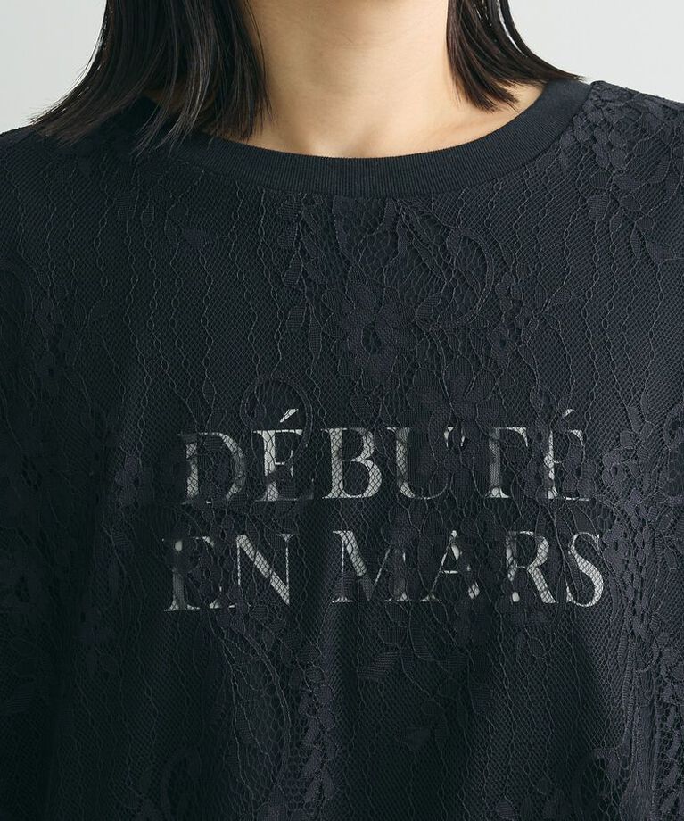 Green Parks「レースドッキングロゴプルオーバー」|Tシャツ・カットソー|