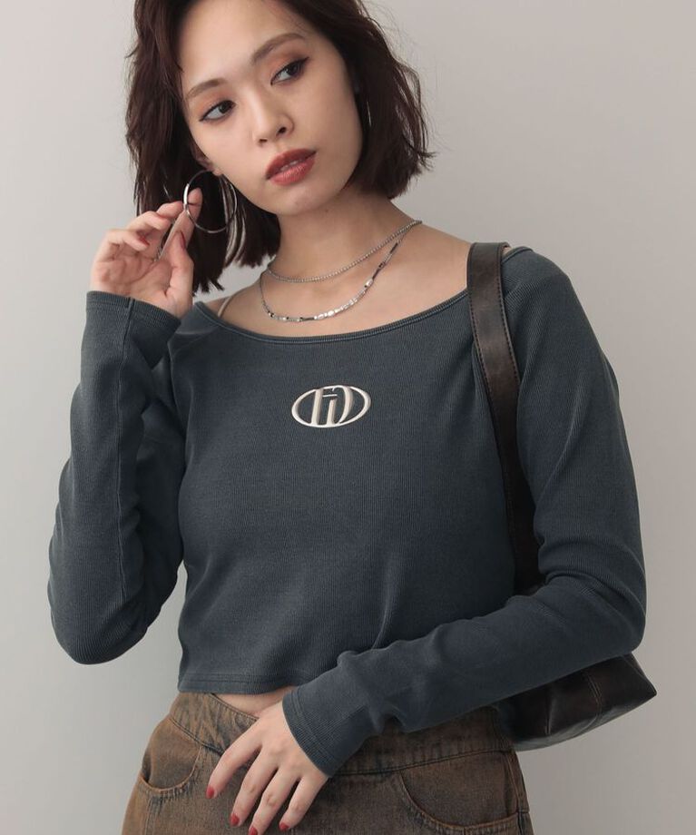 Green Parks「EGOISTピグメントリブプルオーバー」|Tシャツ・カットソー|