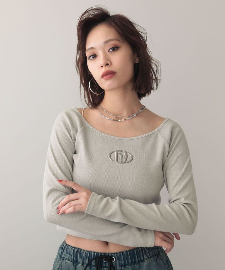 Green Parks「EGOISTピグメントリブプルオーバー」|Tシャツ・カットソー|