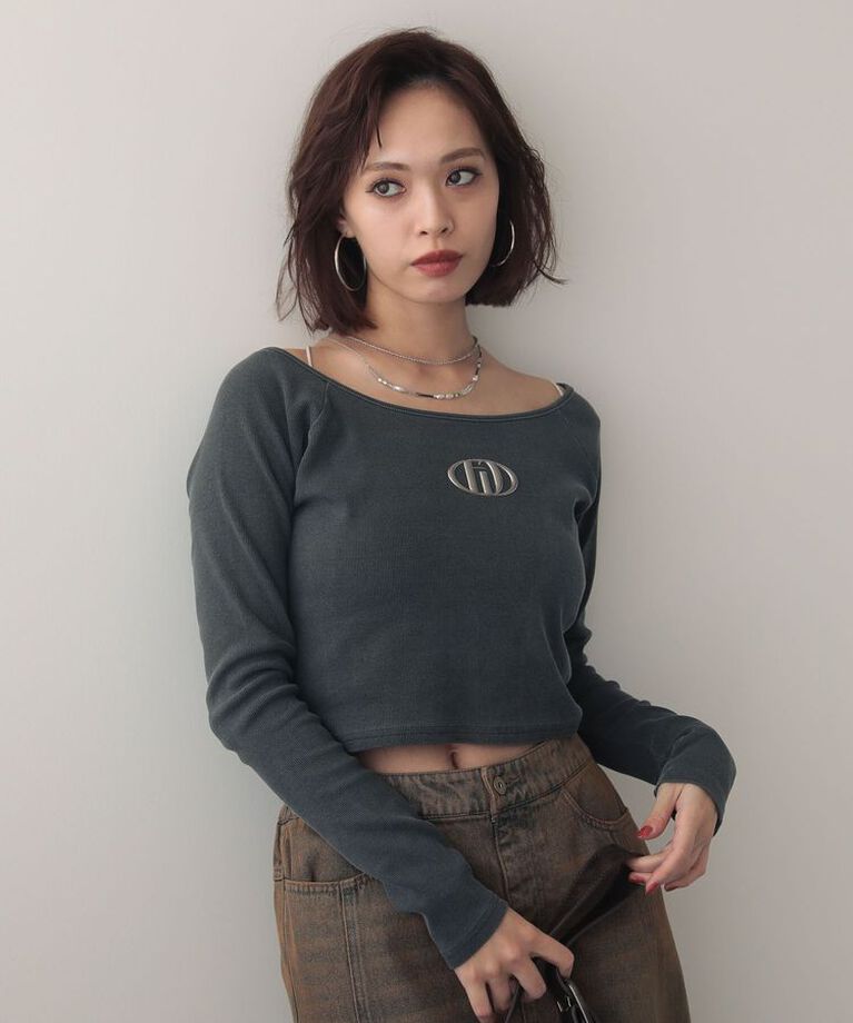 Green Parks「EGOISTピグメントリブプルオーバー」|Tシャツ・カットソー|