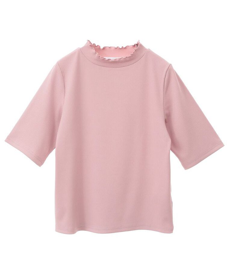 Green Parks「・Petit Fleur 5分袖メロウリブTEE」|Tシャツ・カットソー|