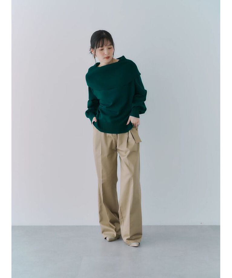 YECCA VECCA「ベルトデザインワイドパンツ」|その他|