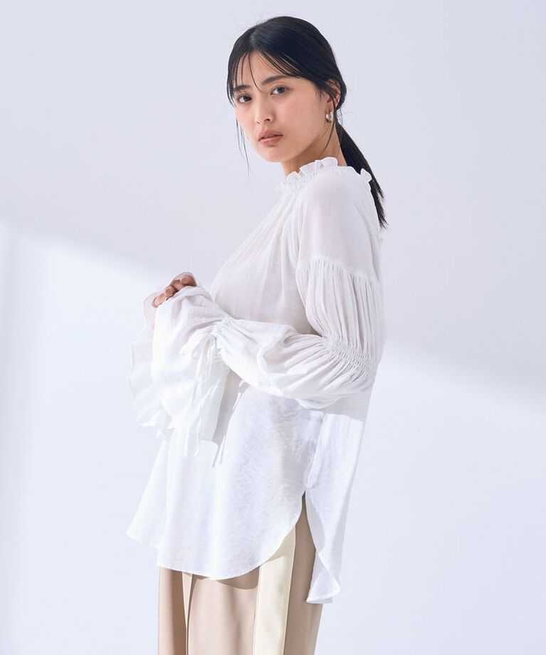 Editt by YECCA VECCA「2wayギャザーデザインブラウス」|シャツ・ブラウス|