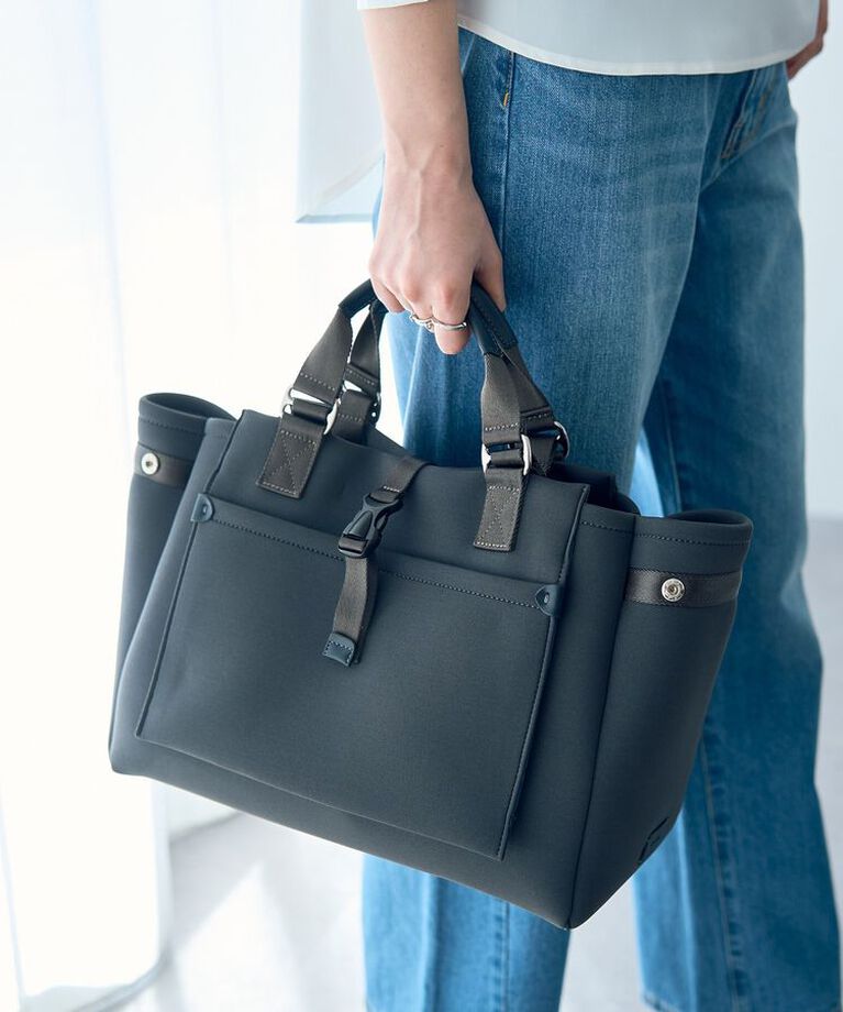 YECCA VECCA「【story】トートバッグ」|トートバッグ|Charcoal Gray