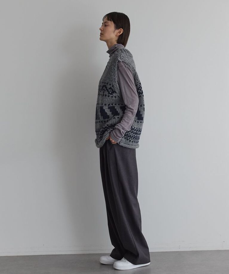 GARAGE OF GOOD CLOTHING「ウールライクワンタックワイドパンツ」|その他|