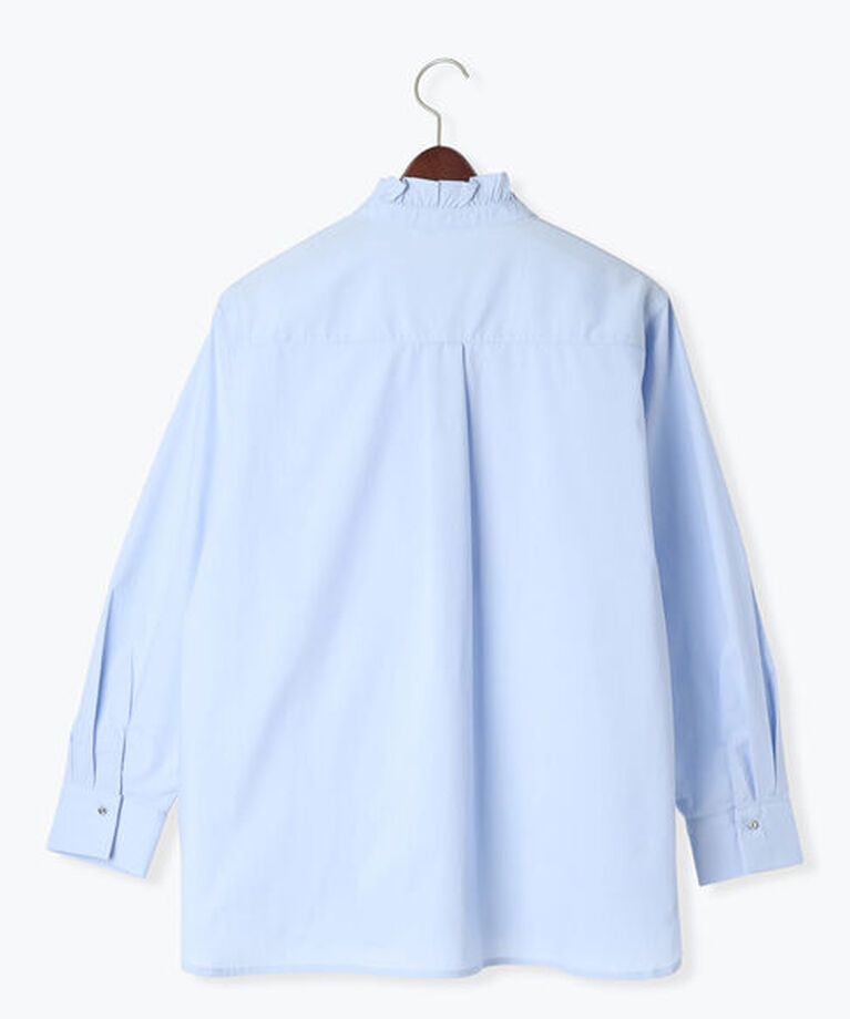 Te chichi「メタルボタンスタンドフリルブラウス《2025spring catalog item》」|シャツ・ブラウス|