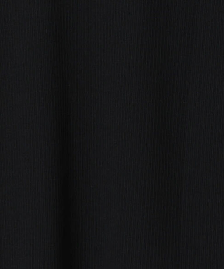 Samansa Mos2 blue「◎袖異素材テレコプルオーバー」|Tシャツ・カットソー|