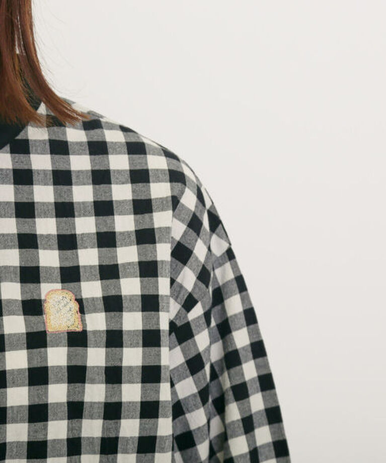 Samansa Mos2「【MAISON KAYSER】クレリック刺繍シャツ」|シャツ・ブラウス|