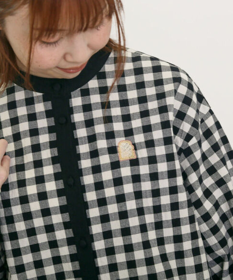 Samansa Mos2「【MAISON KAYSER】クレリック刺繍シャツ」|シャツ・ブラウス|