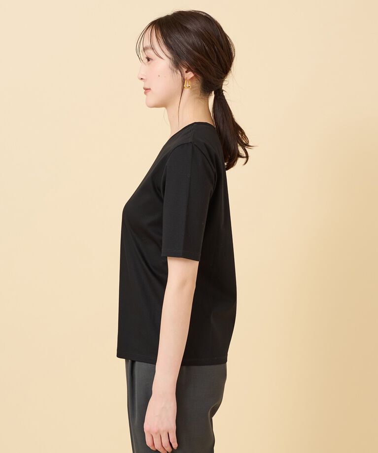 UNTITLED「【接触冷感／抗菌防臭／洗える】アイスクリアコットン インナーTシャツ」|Tシャツ・カットソー|