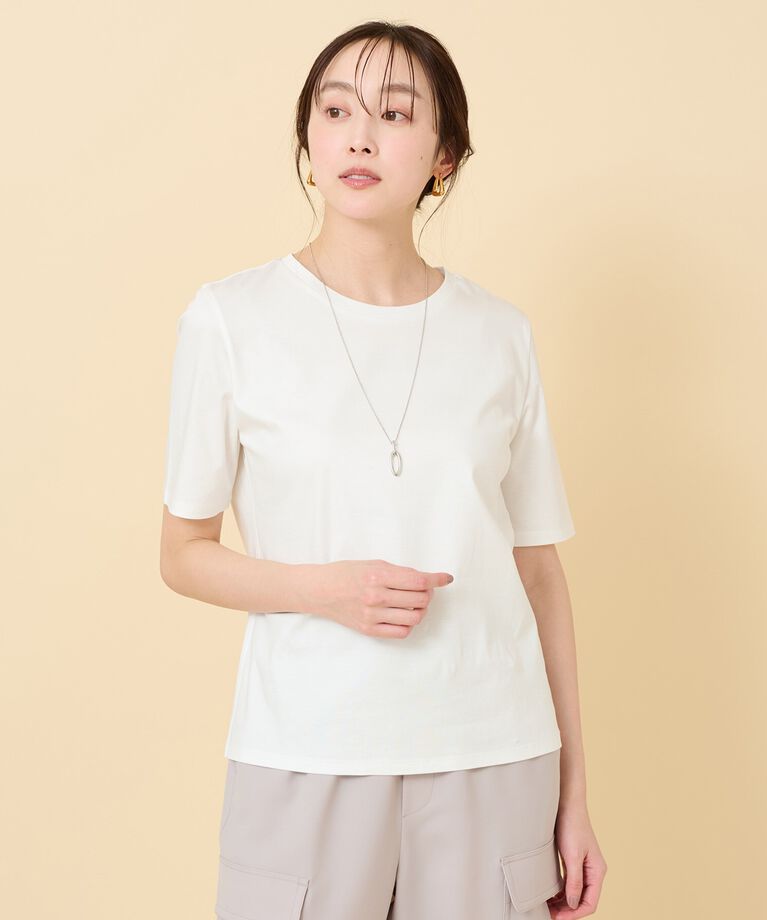 UNTITLED「【接触冷感／抗菌防臭／洗える】アイスクリアコットン インナーTシャツ」|Tシャツ・カットソー|