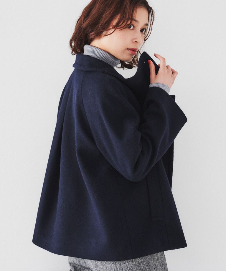 UNTITLED「【日本製】2WAYウールショートコート」|その他|