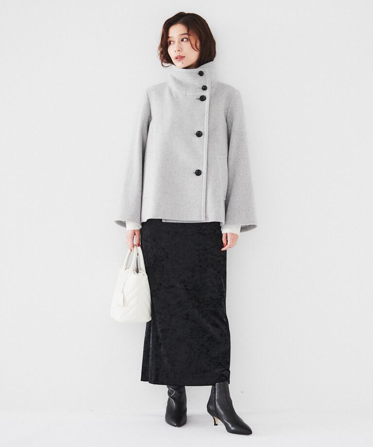 UNTITLED「【日本製】2WAYウールショートコート」|その他|