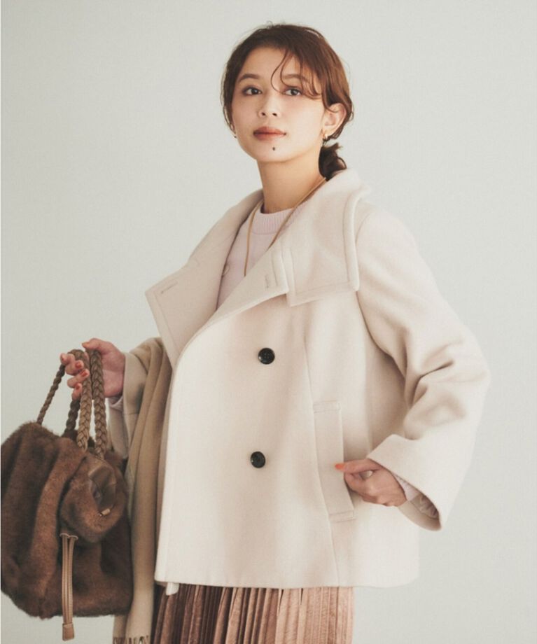 UNTITLED「【日本製】2WAYウールショートコート」|その他|