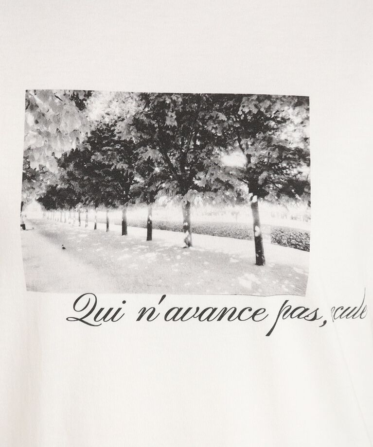 COUP DE CHANCE「【WORLD for the World】フォト&メッセージプリントTシャツ」|Tシャツ・カットソー|
