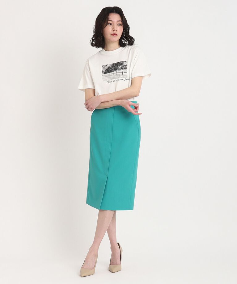 COUP DE CHANCE「【WORLD for the World】フォト&メッセージプリントTシャツ」|Tシャツ・カットソー|