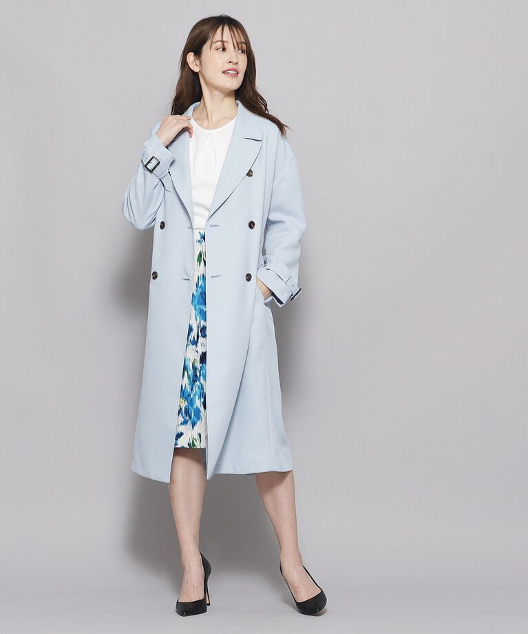 COUP DE CHANCE「【軽い着心地／オンオフ可】ゆったりしたシルエットが大人の余裕を感じさせるトレンチコート」|トレンチコート|