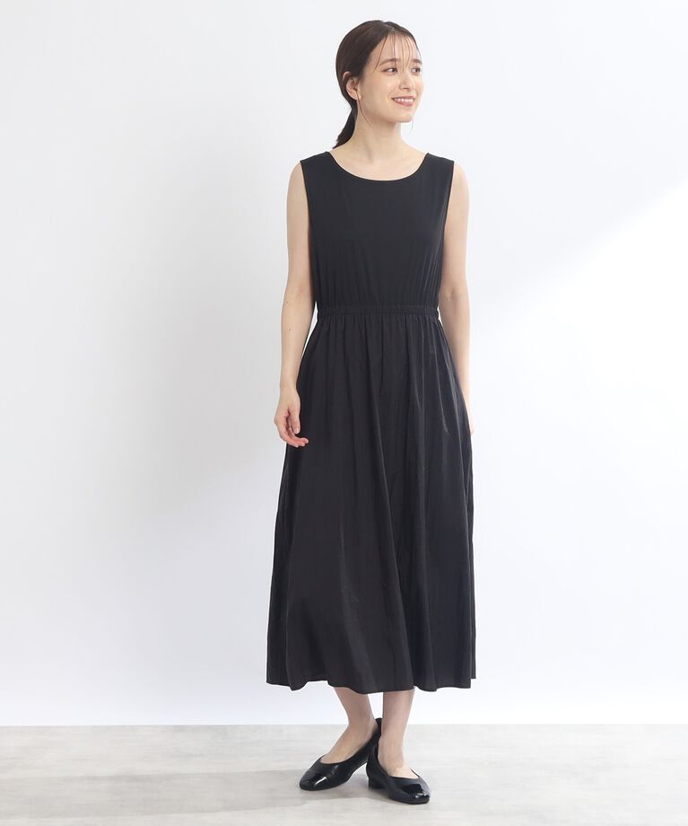 Reflect「【E‐QUALITY／手洗い可／セットアイテム】ボーダープルオーバー＋タンクトップワンピース」|ワンピース|