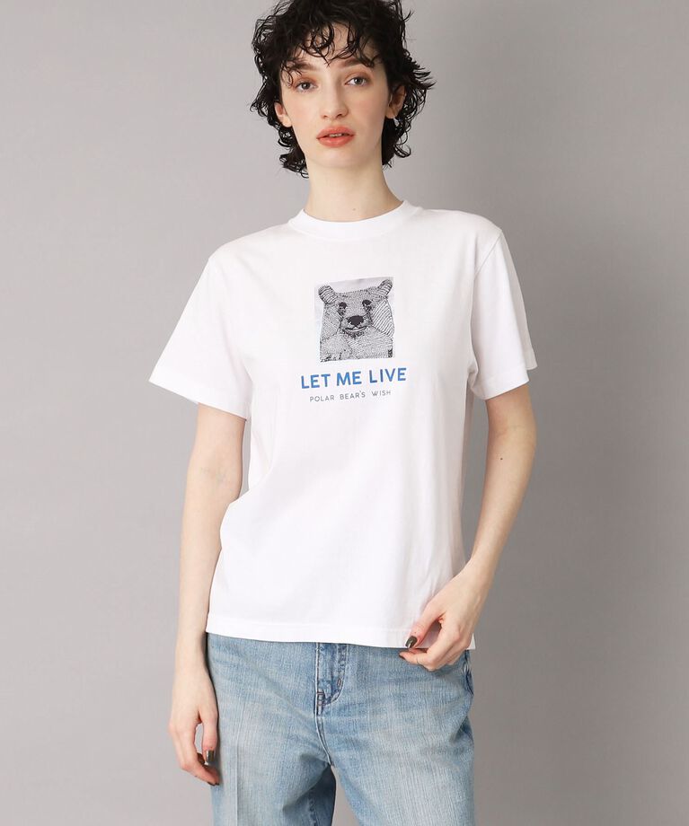 DRESSTERIOR「ANGE IN DISGUISE （アンジ イン ディスガイズ）【別注カラーあり】しろくまTシャツ」|Tシャツ・カットソー|