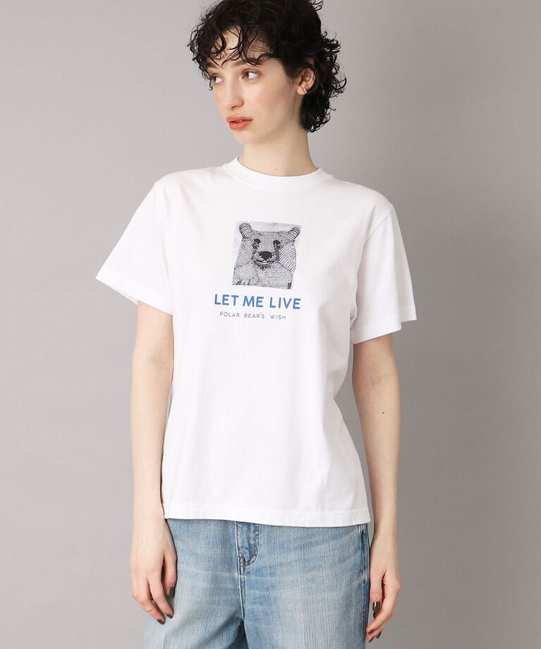 DRESSTERIOR「ANGE IN DISGUISE （アンジ イン ディスガイズ）【別注カラーあり】しろくまTシャツ」|Tシャツ・カットソー|