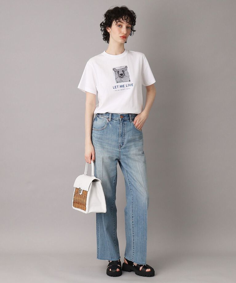 DRESSTERIOR「ANGE IN DISGUISE （アンジ イン ディスガイズ）【別注カラーあり】しろくまTシャツ」|Tシャツ・カットソー|